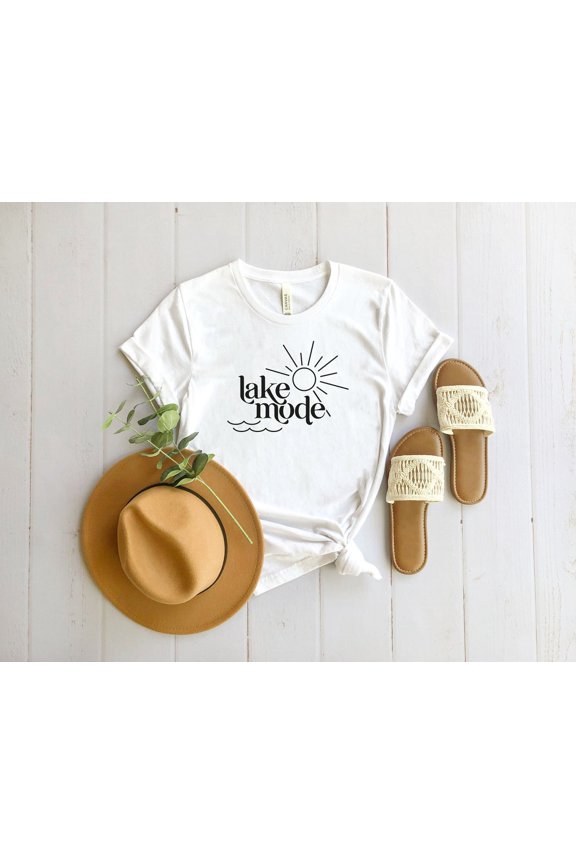 Lake Mode Shirt: Unisex Cotton Tee, Vacation Apparel All Size S-5Xl