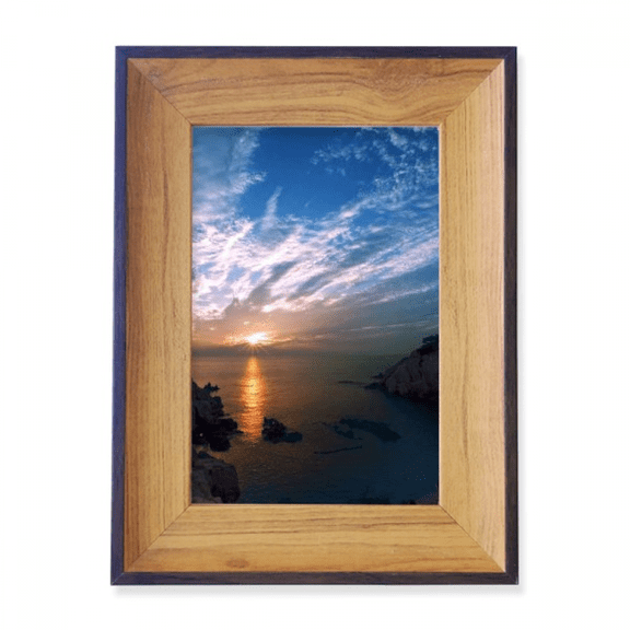 Lake Mountain Science Nature Scenery Photo Frame Exhibition Display Art Desktop Painting