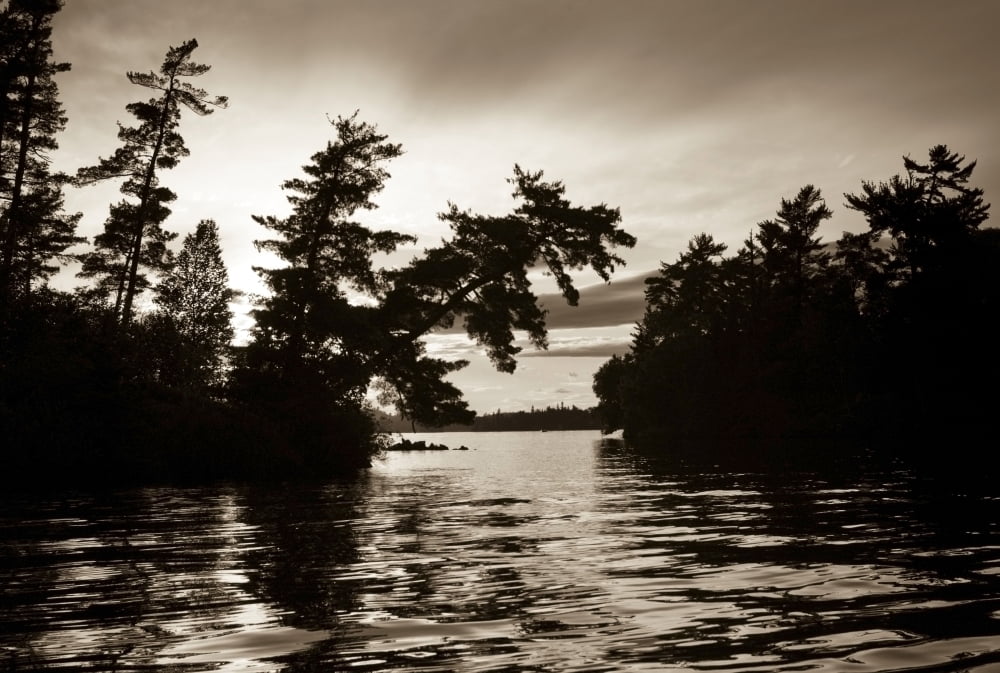 Lake Of The Woods Ontario Canada Canvas Art - Keith Levit Design Pics (18 x 12)