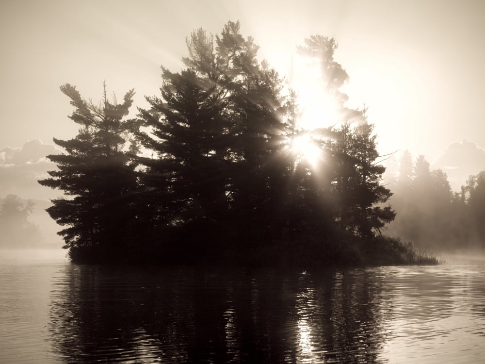 Lake Of The Woods Ontario Canada Canvas Art - Keith Levit Design Pics (36 x 26)