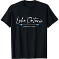 thumbnail image 1 of Lake Ontario Great Lakes Oars Graphic Nautical Travel T-Shirt, 1 of 5
