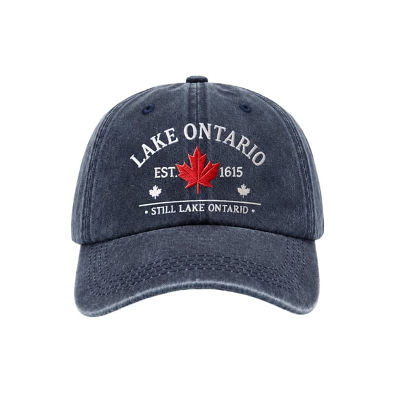 Lake Ontario Hat Unisex Lake Ontario Graphic Print Baseball Cap for Adults, Adjustable Dad Hat Casual Outdoor Wear