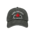 thumbnail image 1 of Lake Ontario Hat Unisex Lake Ontario Graphic Print Baseball Cap for Adults, Adjustable Dad Hat Casual Outdoor Wear, 1 of 4