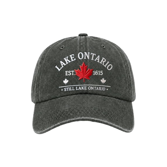 Lake Ontario Hat Unisex Lake Ontario Graphic Print Baseball Cap for Adults, Adjustable Dad Hat Casual Outdoor Wear