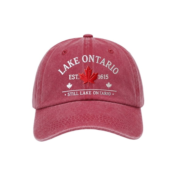 Lake Ontario Hat Unisex Lake Ontario Graphic Print Baseball Cap for Adults, Adjustable Dad Hat Casual Outdoor Wear