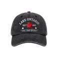 thumbnail image 1 of Lake Ontario Hat Unisex Lake Ontario Graphic Print Baseball Cap for Adults, Adjustable Dad Hat Casual Outdoor Wear, 1 of 4