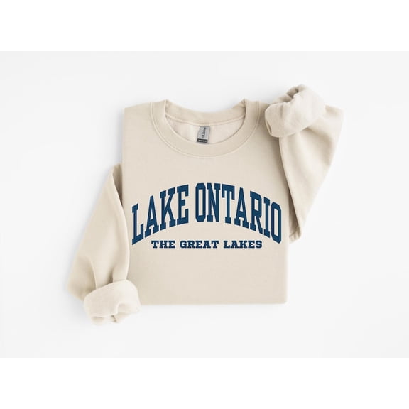 Lake Ontario Sweatshirt, New York Canada Trip Vacation Souvenir Gift