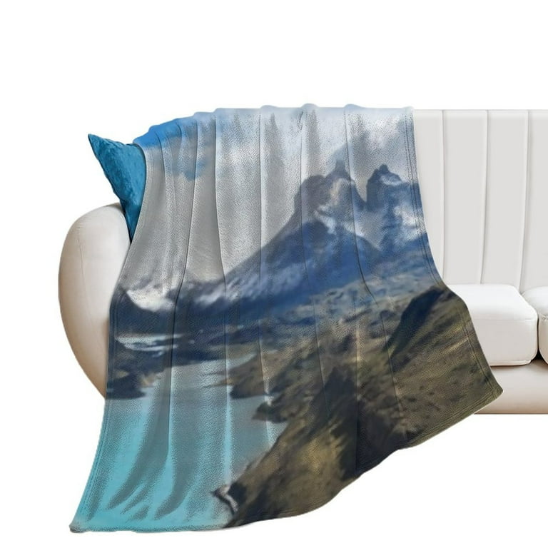 Lake Patagonia Chile Ultra Soft Micro Fleece Blanket Anti Pilling Flannel Sleep Comfort Blanket for Traveling Camping Home Bed Living Room Sofa 60 x80 Walmart