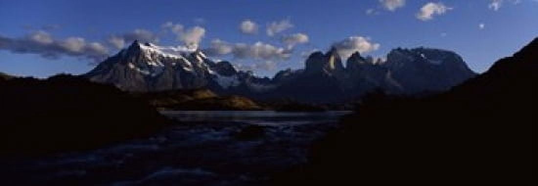 Lake Pehoe in Torres Del Paine National Park Patagonia Chile Canvas Art - Panoramic Images (18 x 7)
