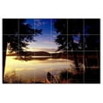 thumbnail image 1 of Lake Photo Ceramic Tile Mural Kitchen Backsplash Bathroom Shower, 405321-XL64, 1 of 3