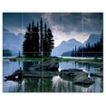 thumbnail image 1 of Lake Picture Ceramic Tile Mural Kitchen Backsplash Bathroom Shower, 405340-L54, 1 of 3