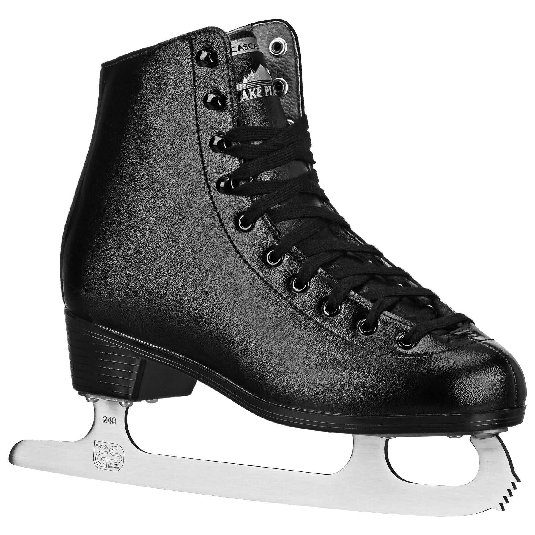 Lake Placid Cascade Men's Figure Ice Skates, Vinyl, Waterproof, Ice Skates
