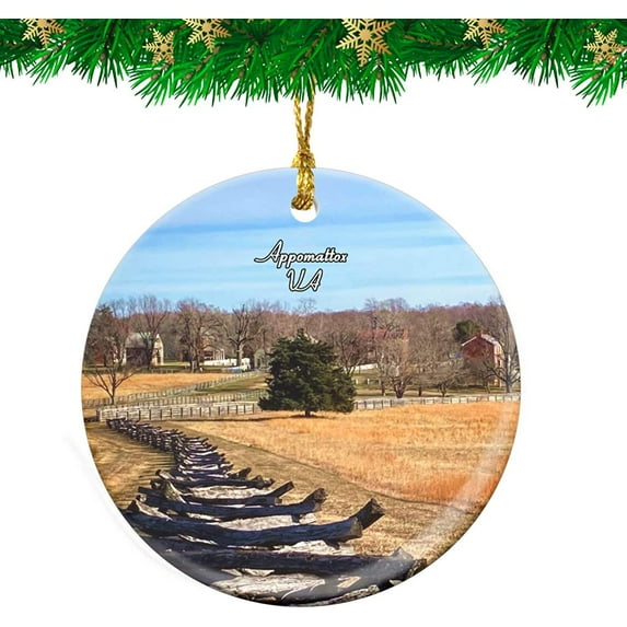 Lake Placid Mirror Lake New York USA Christmas Ornament Travel Souvenir Personalized Christmas Tree Pendant Hanging Decoration