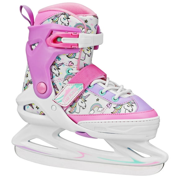 Lake Placid Peak Girl's Adjustable Ice Skates Unicorn Size Medium (1-4)