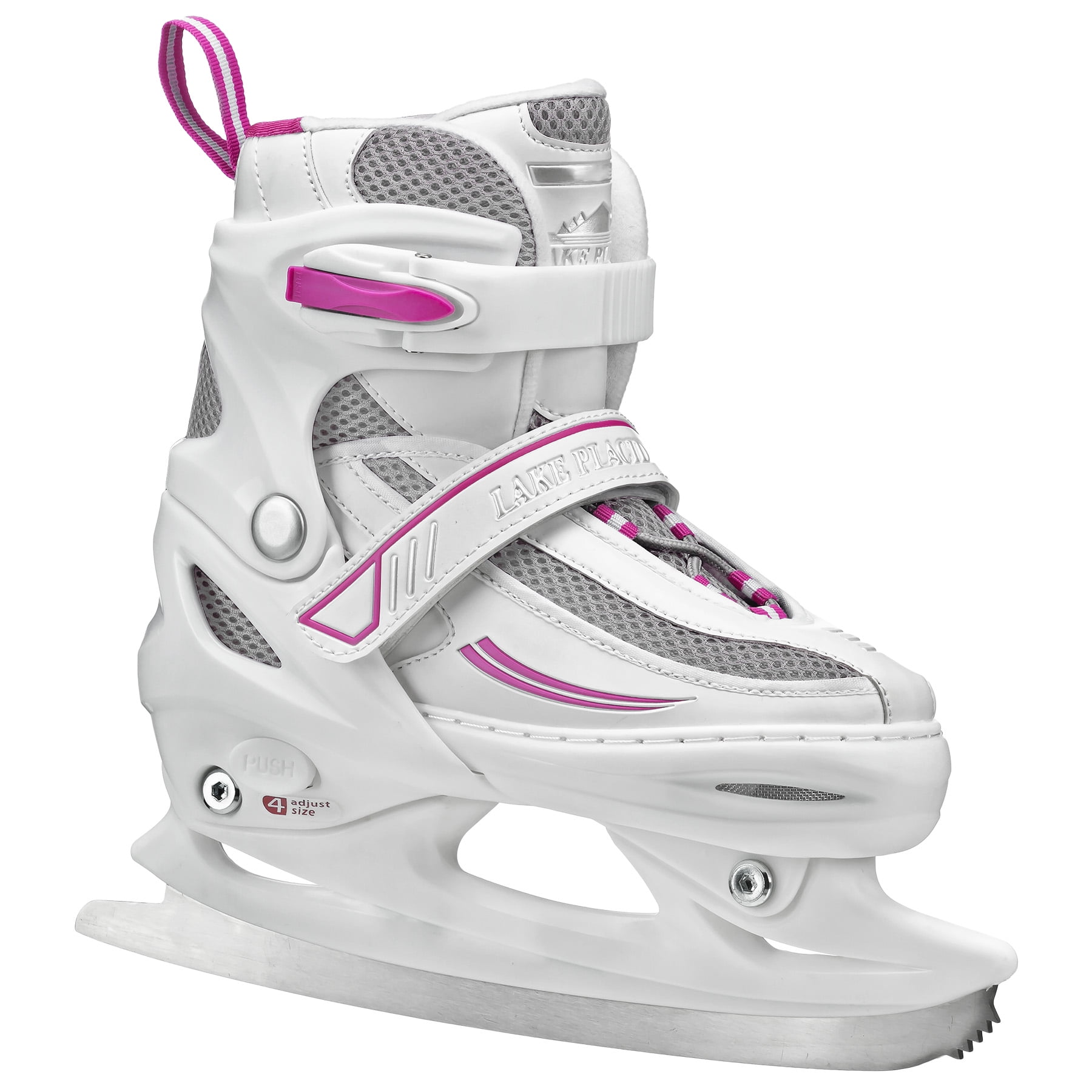 Lake Placid Summit Girl's Adjustable Ice Skate, Medium