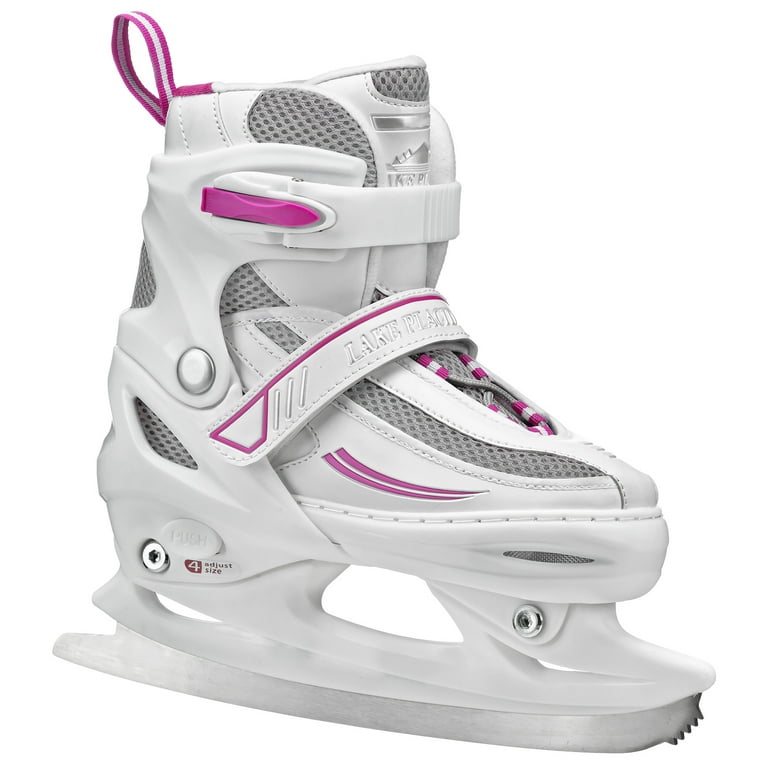 Lake Placid Summit Girls' Adjustable Ice Skate, Large - Walmart.com