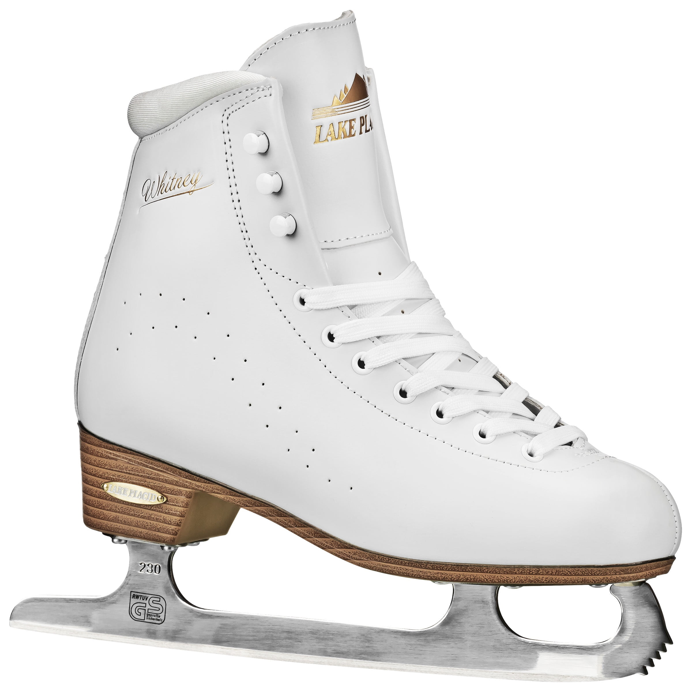 Lake Placid Whitney Women's Traditional Figure Ice Skate White size 8