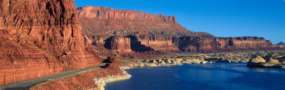 Lake Powell Utah Canvas Art - Panoramic Images (27 x 9)