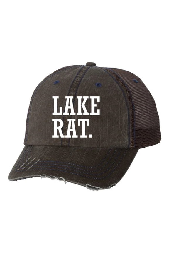 Lake Rat Embroidered Trucker Hat