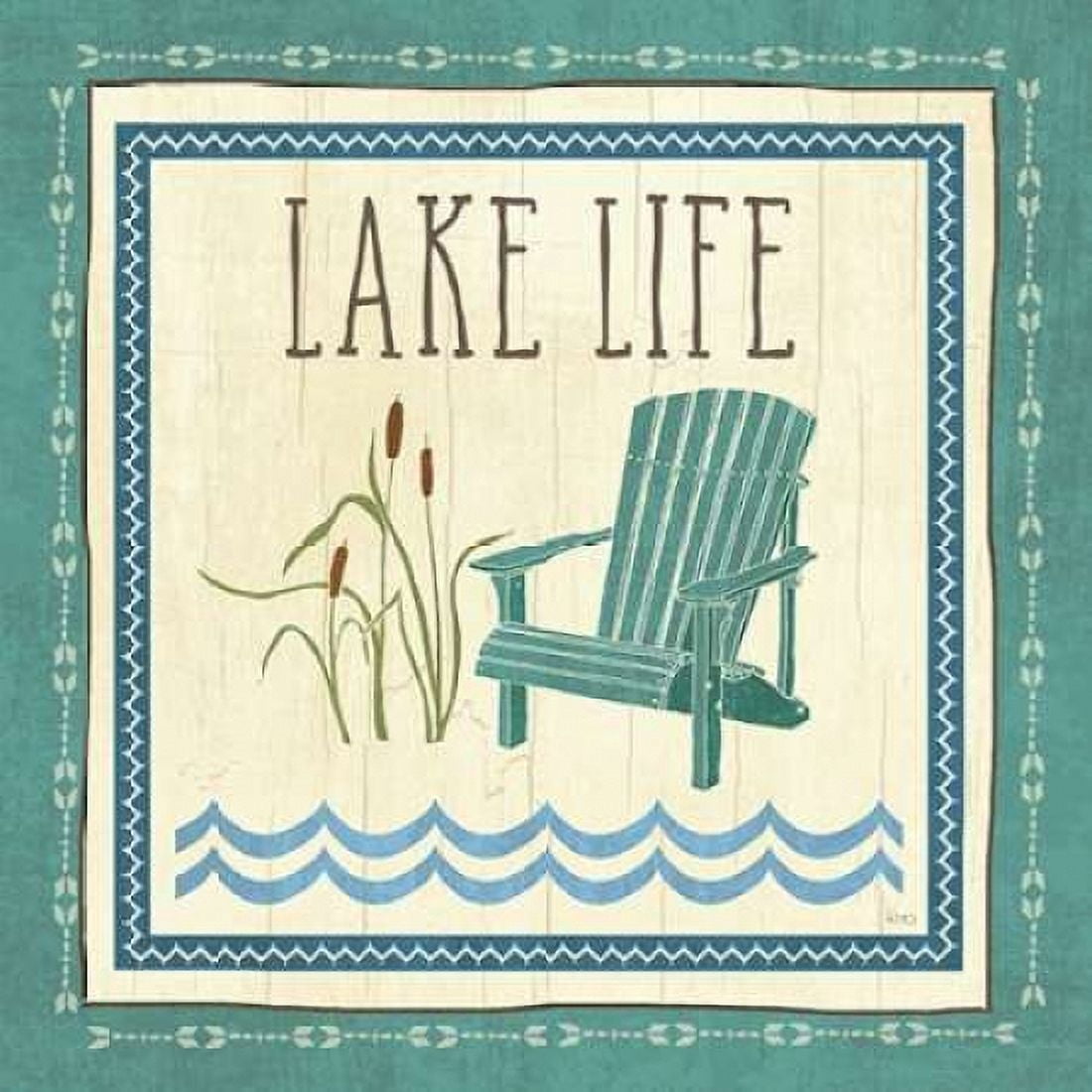 Lake Retreat IV Canvas Art - Veronique Charron (24 x 24)