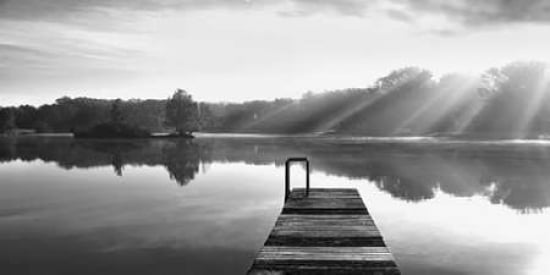 Lake Revisited Canvas Art - Irene Weisz (10 x 20)