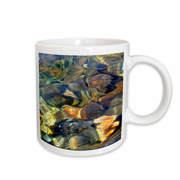 3drose, Lake Rocks, 15oz Mug