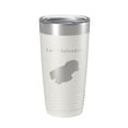 thumbnail image 1 of Lake Salvador Map Tumbler Travel Mug Insulated Laser Engraved Coffee Cup New Orleans Louisiana 20 oz White, 1 of 1