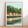 thumbnail image 1 of Lake Sam Rayburn Texas Scenic Nature Wall Art, Stretched Canvas Size 16x24, 1 of 4