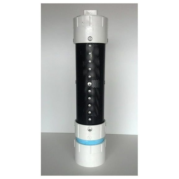 Lake Screen 4" Pump Intake Filter - Canal, Pond, River, Stream - 150 GPM - Durable PVC & Aluminum - Easy Clean Design #CSS4B