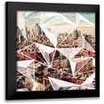 thumbnail image 1 of Lake, Shelley 12x12 Black Modern Framed Museum Art Print Titled - Geometric Rivington I, 1 of 5