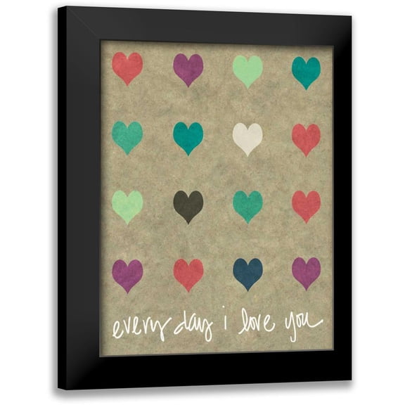 Lake, Shelley 12x14 Black Modern Framed Museum Art Print Titled - Everyday Love