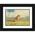 thumbnail image 1 of Lake, Shelley 14x11 Black Ornate Wood Framed with Double Matting Museum Art Print Titled - A Lions Tail, 1 of 4