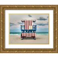 thumbnail image 1 of Lake, Shelley 18x15 Gold Ornate Wood Framed with Double Matting Museum Art Print Titled - Stars and Stripes, 1 of 4