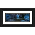 thumbnail image 1 of Lake, Shelley 18x9 Black Ornate Wood Framed with Double Matting Museum Art Print Titled - Reflecting Pool, 1 of 4