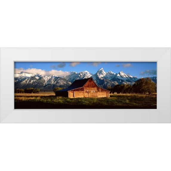 Lake, Shelley 18x9 White Modern Wood Framed Museum Art Print Titled - Alma Moulton Barn