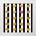 thumbnail image 1 of Lake, Shelley 26x26 White Modern Wood Framed Museum Art Print Titled - Single Pink Heart, 1 of 4