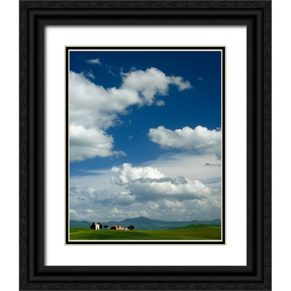Lake, Shelley 26x31 Black Ornate Wood Framed with Double Matting Museum Art Print Titled - Little House