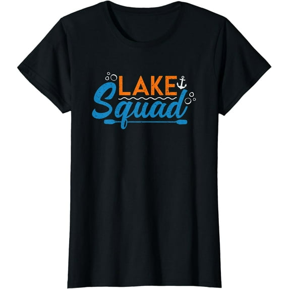 Lake Squad Camping Nautical Campers Sail Boating T-Shirt