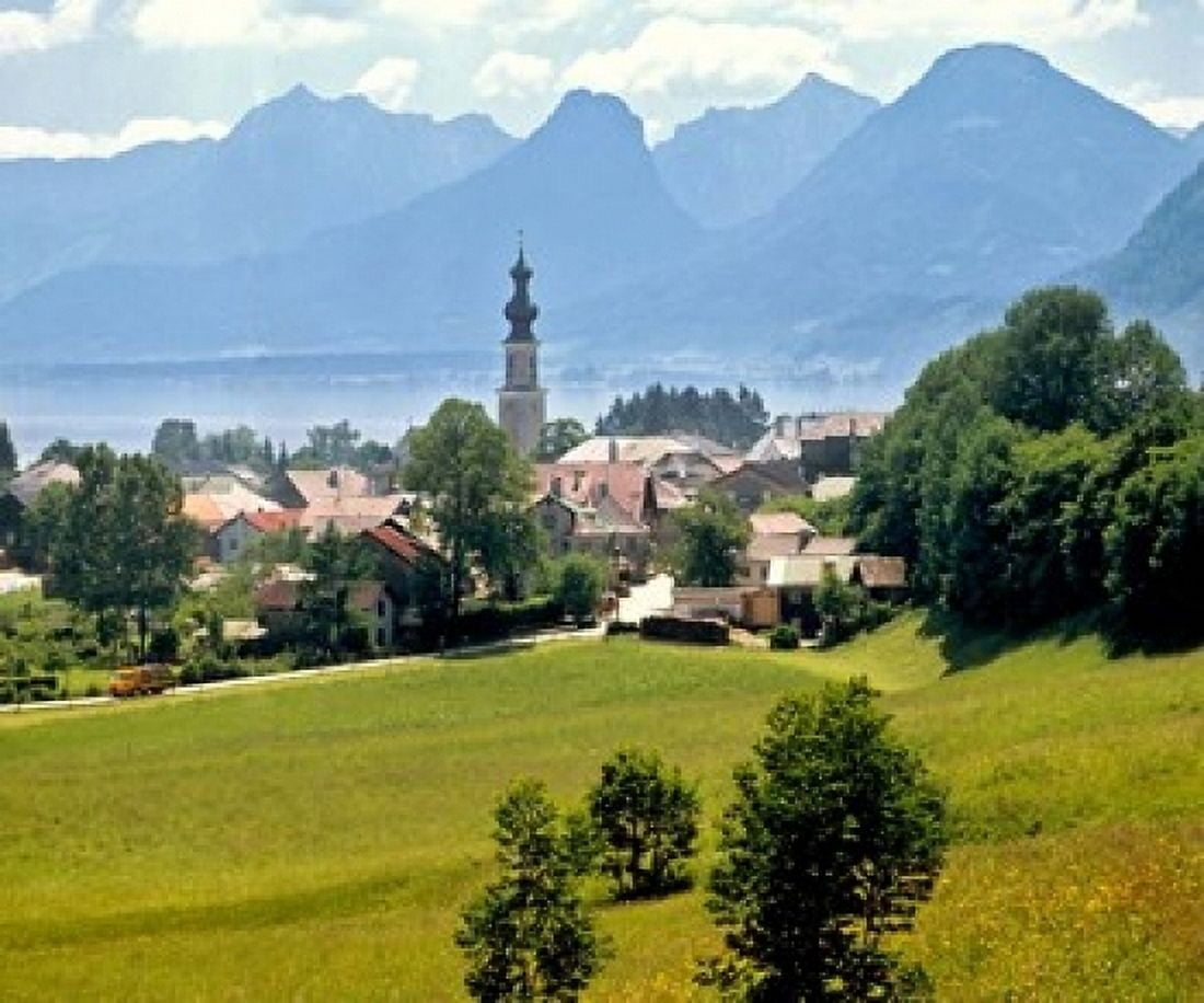 Lake St Wolfgang Austria Canvas Art - Ric Ergenbright DanitaDelimont (20 x 16)