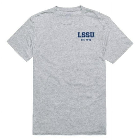 Lake Superior State University Practice T-Shirt, Heather Grey - Medium