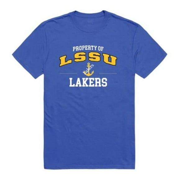Lake Superior State University Property T-Shirt, Royal - Extra Large