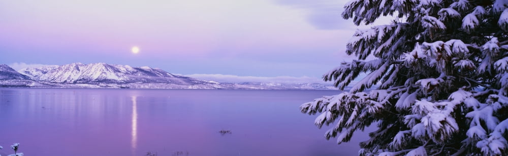 Lake Tahoe CA Canvas Art - Panoramic Images (36 x 12)