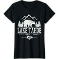 thumbnail image 1 of Lake Tahoe California - Bear Mountains Nature Camping Gift T-Shirt, 1 of 3