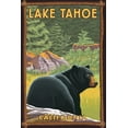 thumbnail image 1 of Lake Tahoe, California, Black Bear in Forest (16x24 Giclee Gallery Art Print, Vivid Textured Wall Decor), 1 of 3