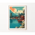 thumbnail image 1 of Lake Tahoe Nevada Crystal Bay Alpine Lake Wall Art Decor, Unframed Paper Poster 16x20in, 1 of 4
