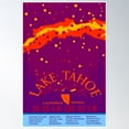 thumbnail image 1 of Lake Tahoe. Poster Wall Art, Modern Wall Decor, 12x18 UNFRAMED, 1 of 3
