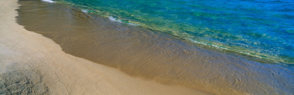 Lake Tahoe shoreline California Canvas Art - Panoramic Images (36 x 12)