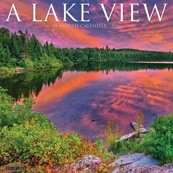 Lake View 2026 Wall Calendar, (Paperback)