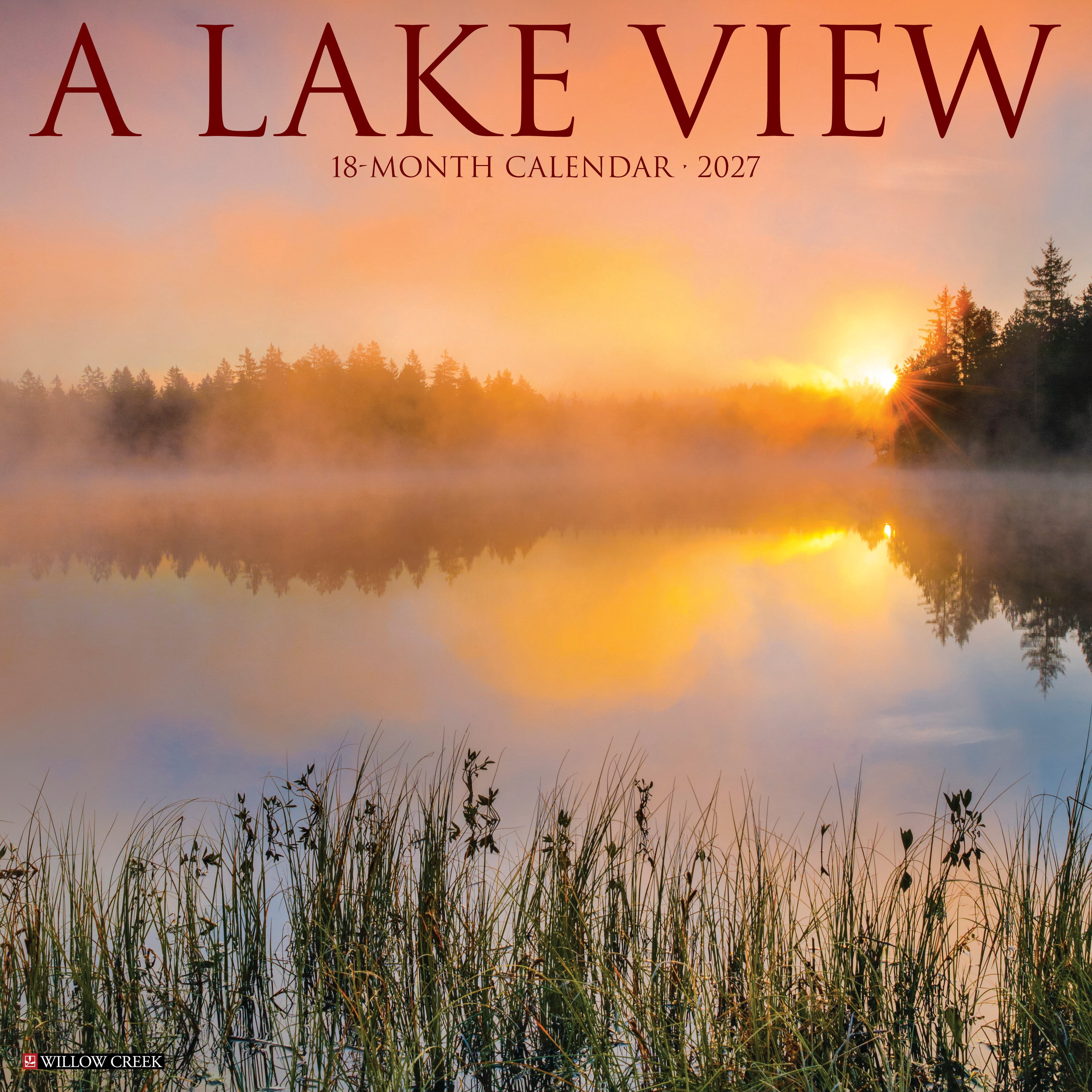 Willow Creek Press, Lake View 2027 Wall Calendar