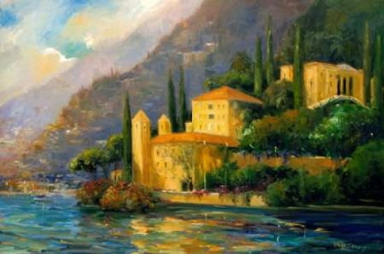 Lake Villa Canvas Art - Allayn Stevens (24 x 36)